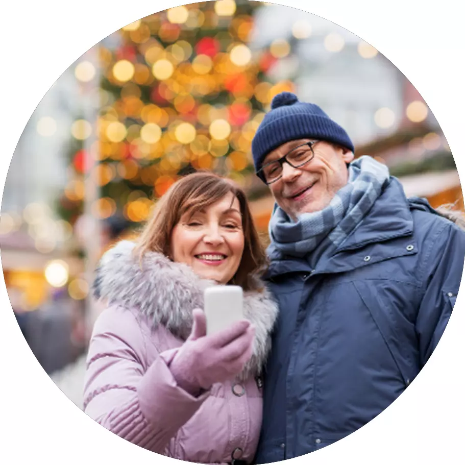 Christmas Markets river cruise with festive European village lights